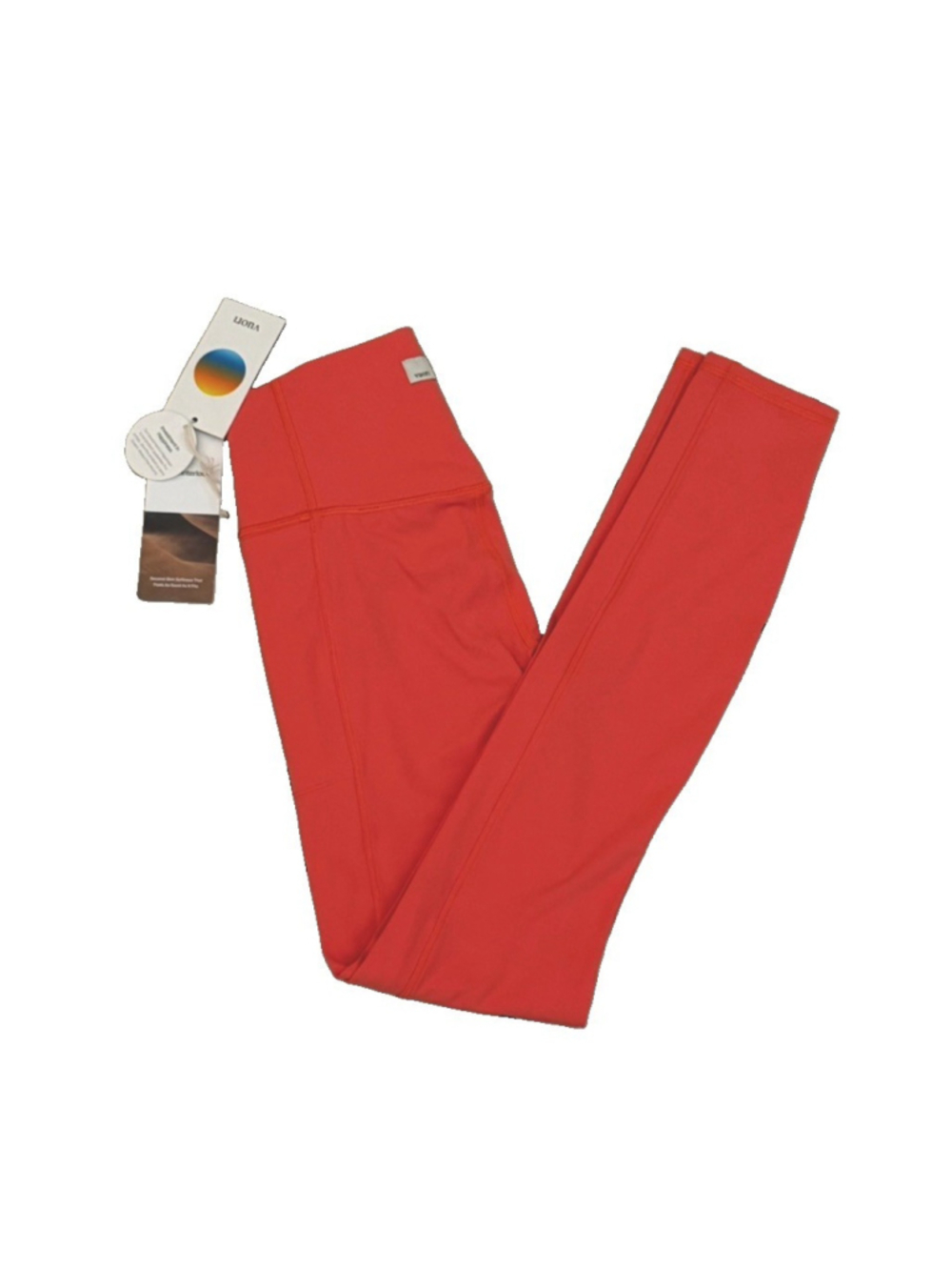 VUORI STUDIO POCKET LEGGING 28” GRAPEFRUIT COLOR SIZE XS - Picture 1 of 8